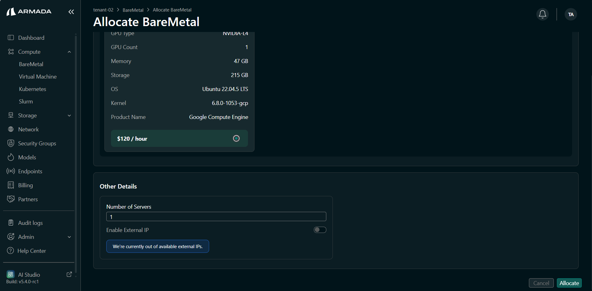 Configure Other Details
