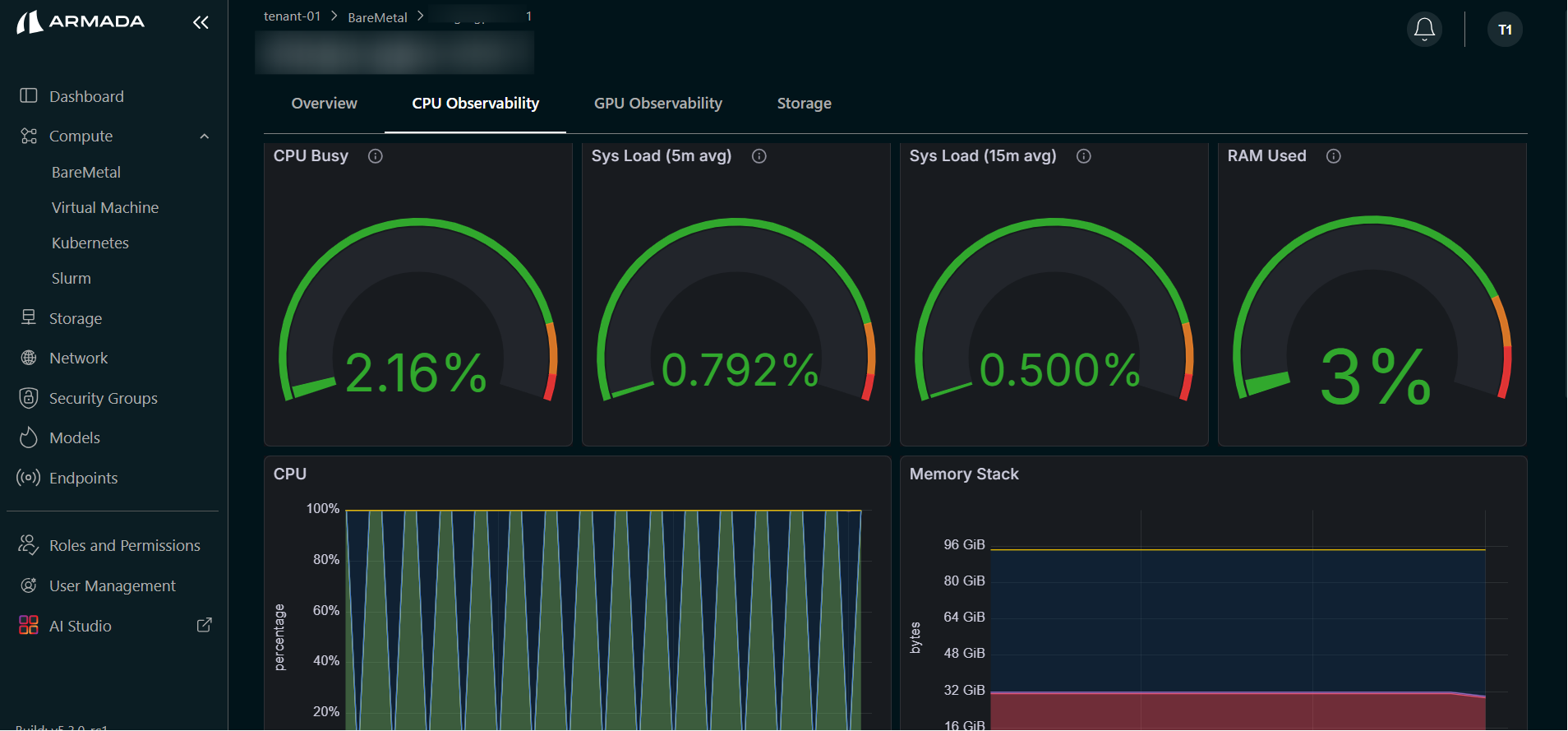 BM CPU Observability