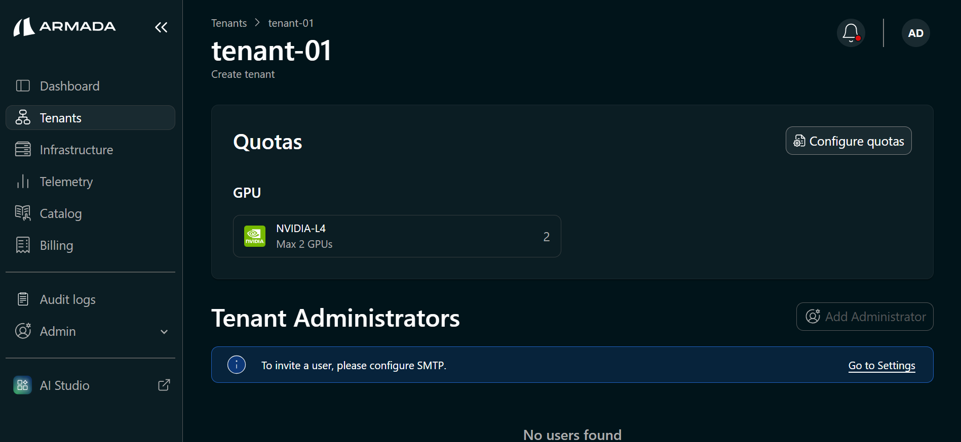 Configure Quotas
