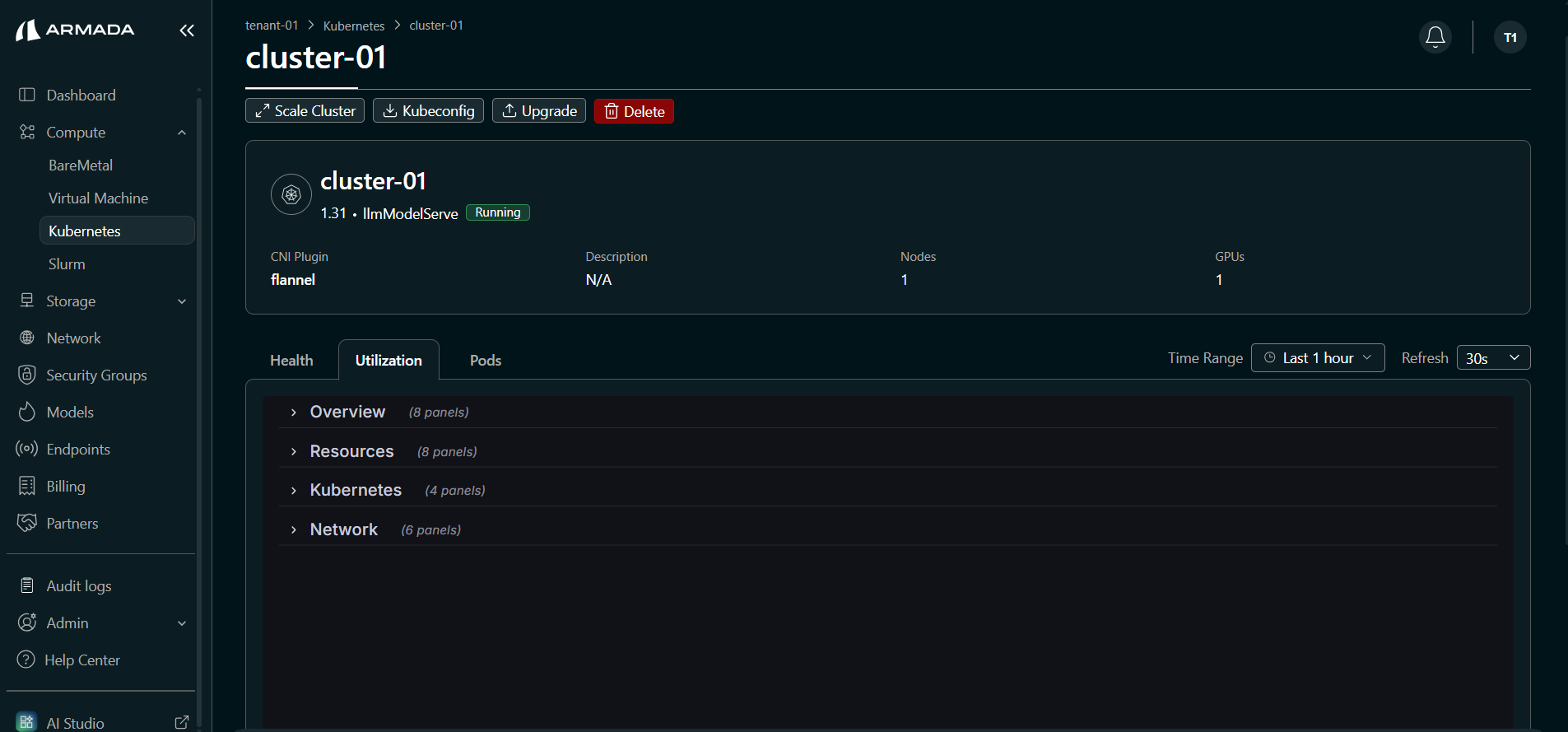 Utilization Tab