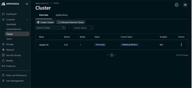Cluster Initialize Worker State