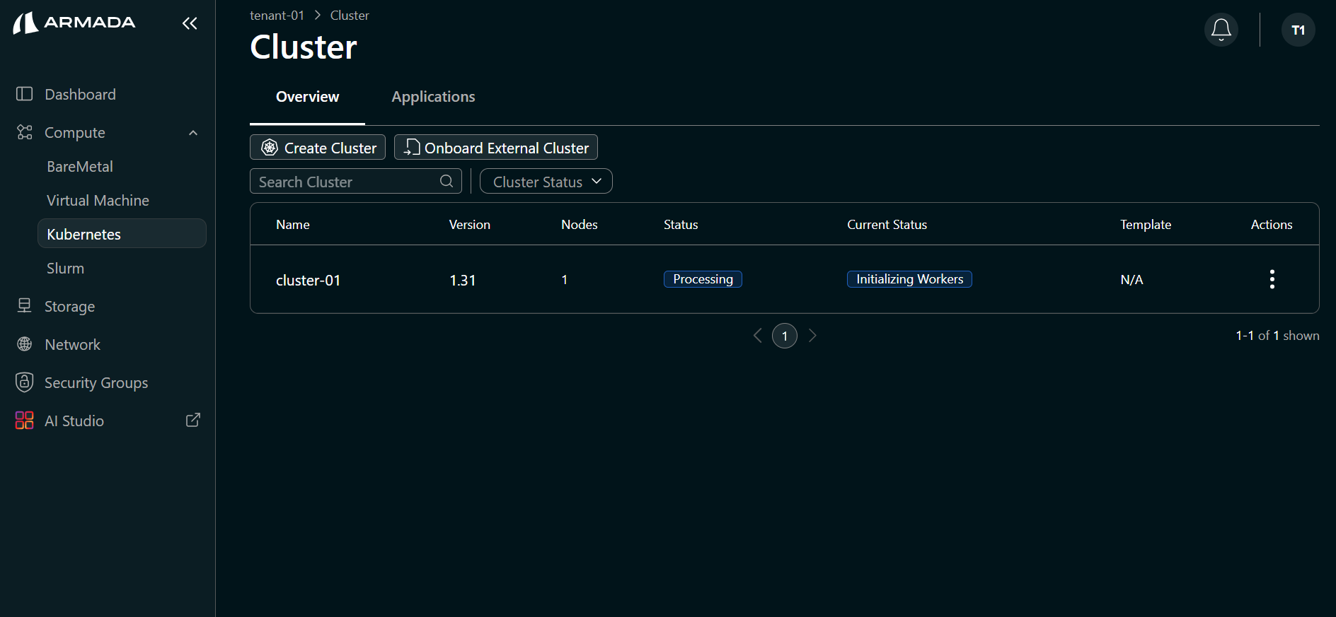 Cluster Initialize Worker State