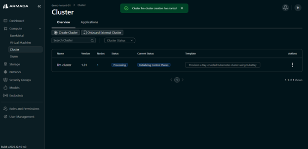 Cluster Process State