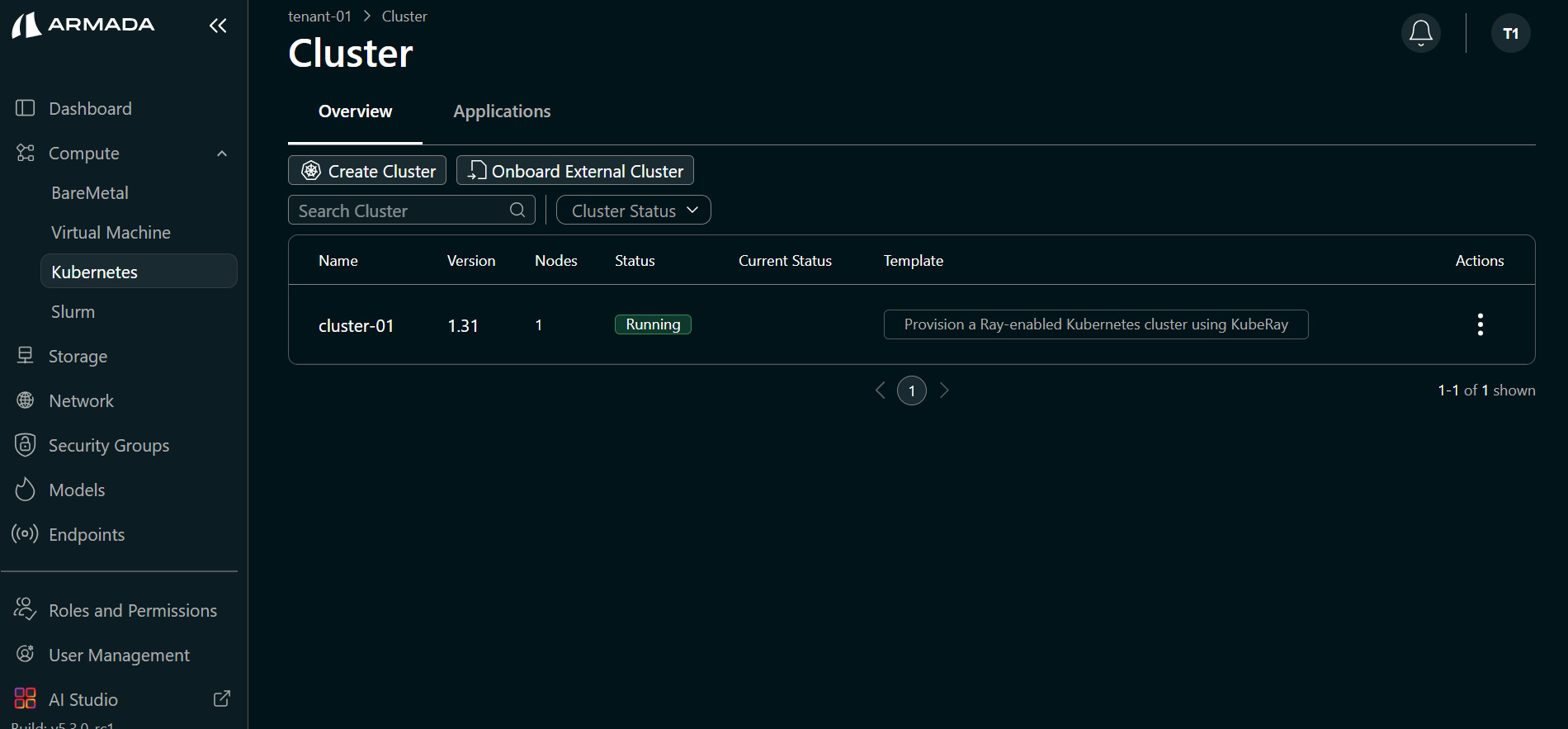 Cluster Initialize State