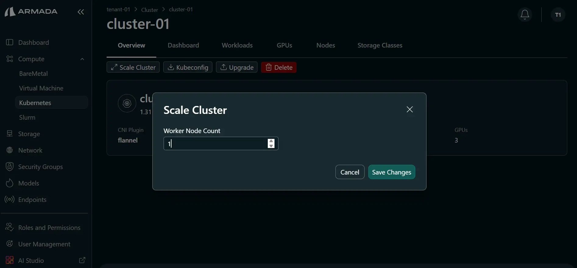 Scale Down Pop Up