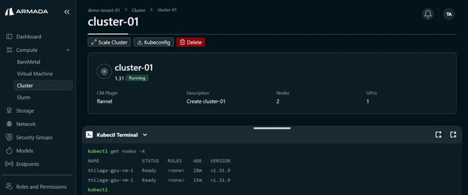 Scale Up K8s Terminal