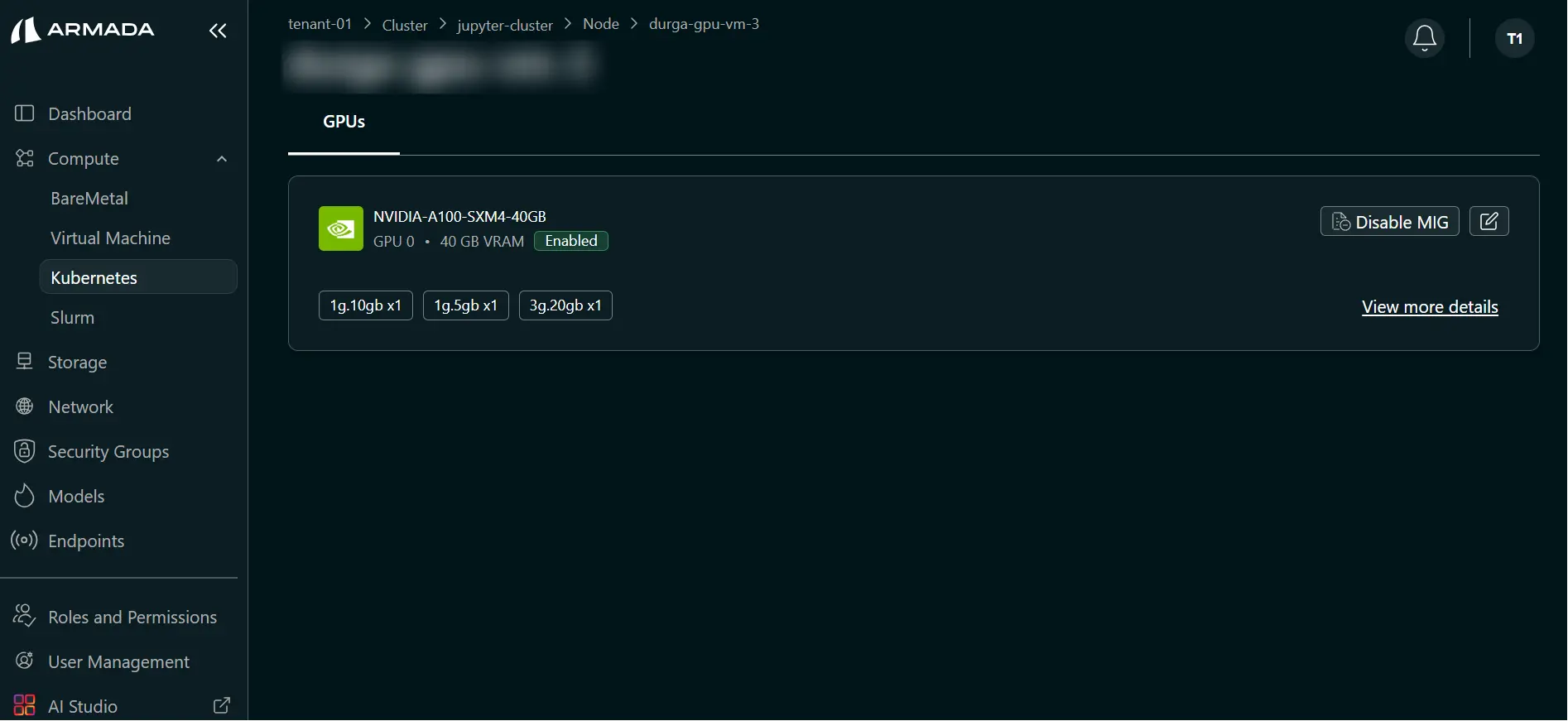 Cluster MIG Success State