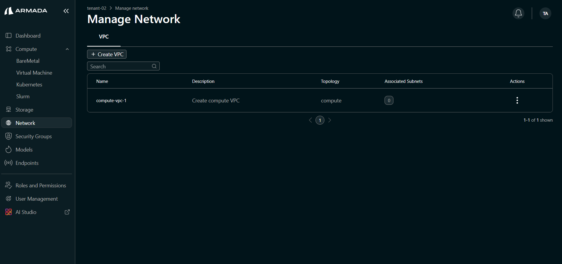 Compute VPC Created