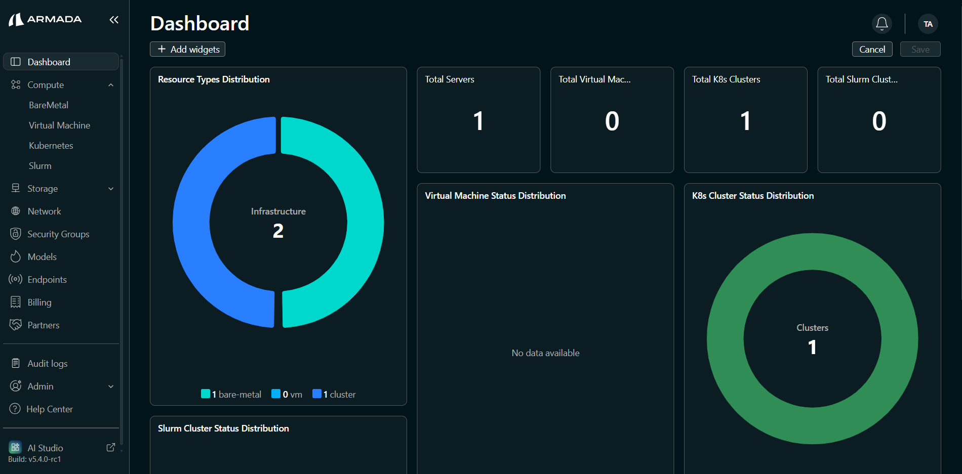 Tenant Admin Dashboard