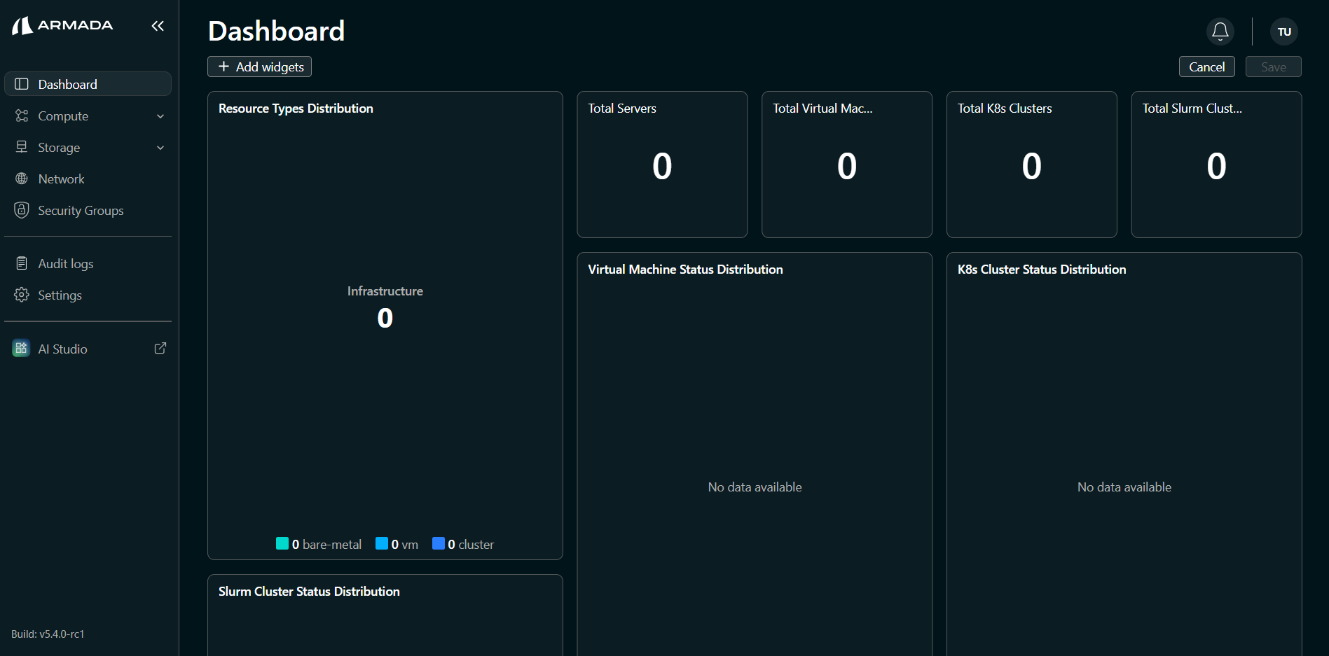 Tenant User Dashboard