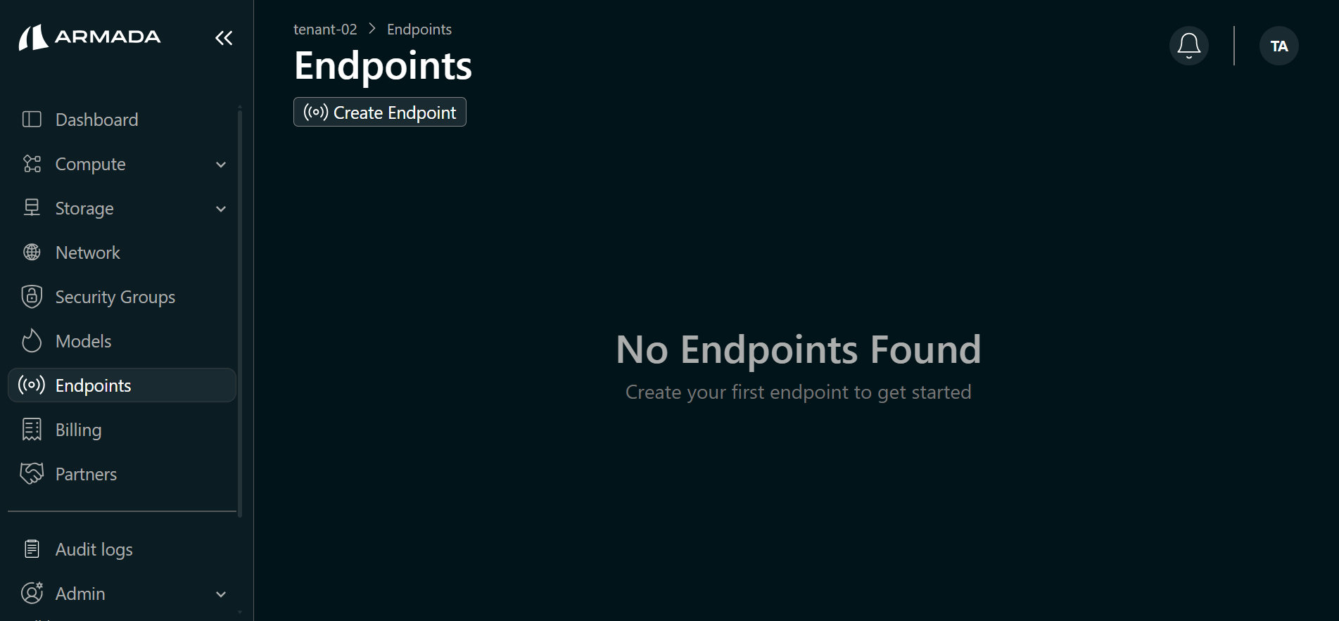 Endpoints Page