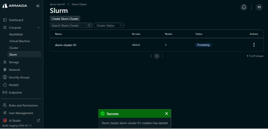 Processing Slurm Cluster