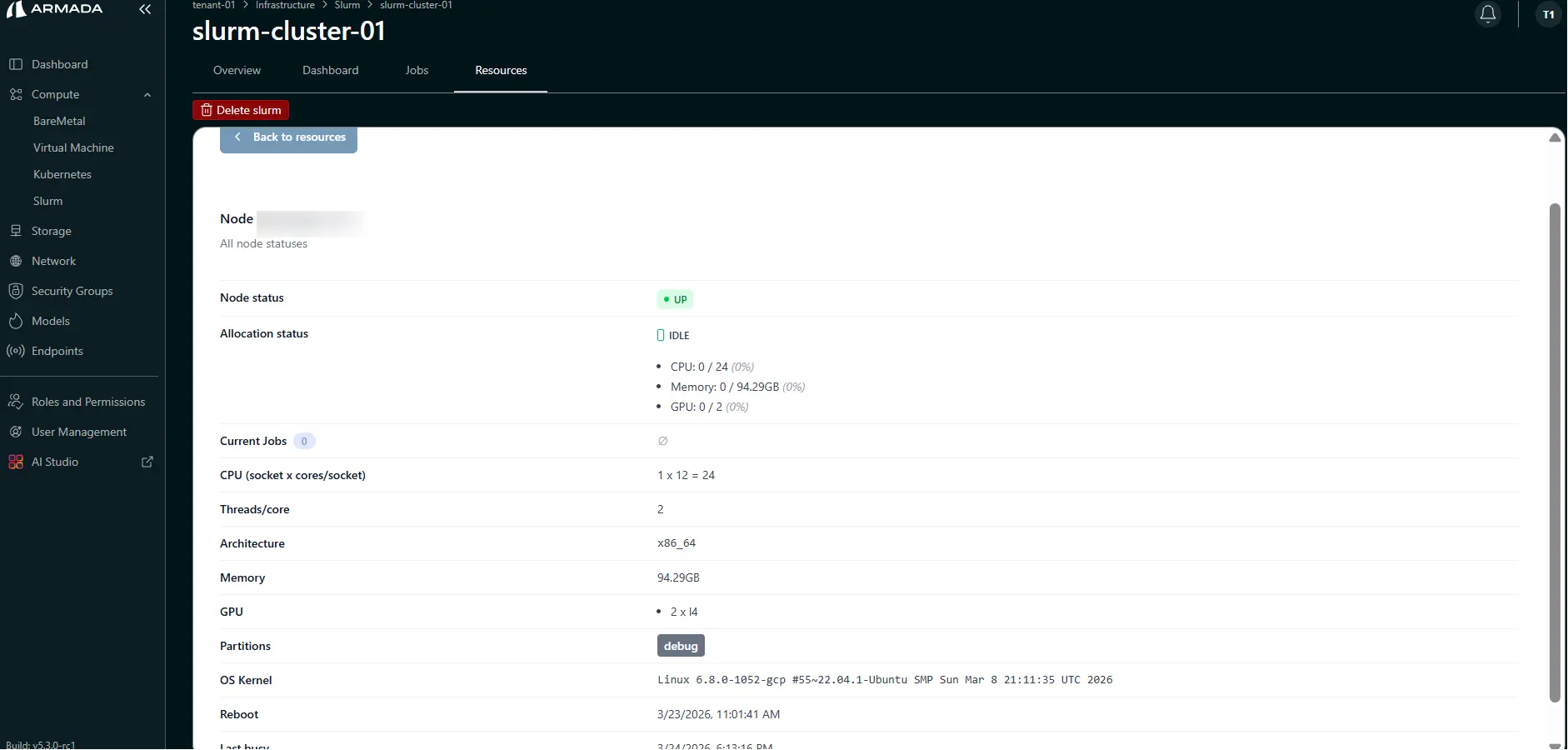 Slurm Resources Details
