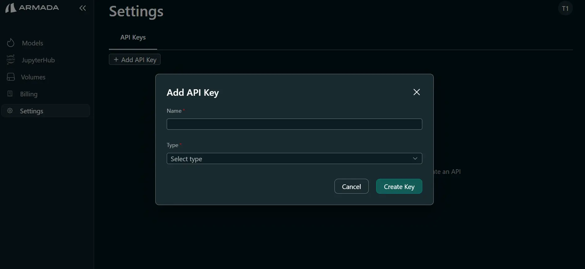 AI Studio Models page with Add API Key button