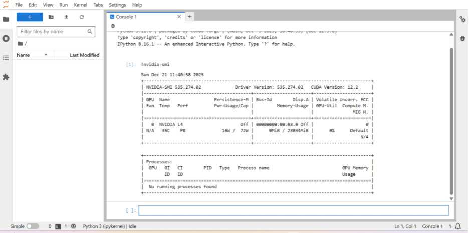GPU JupyterHub Command-1