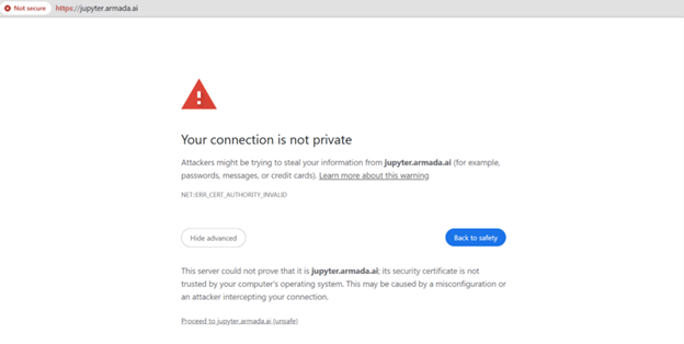 Proceed to JupyterHub