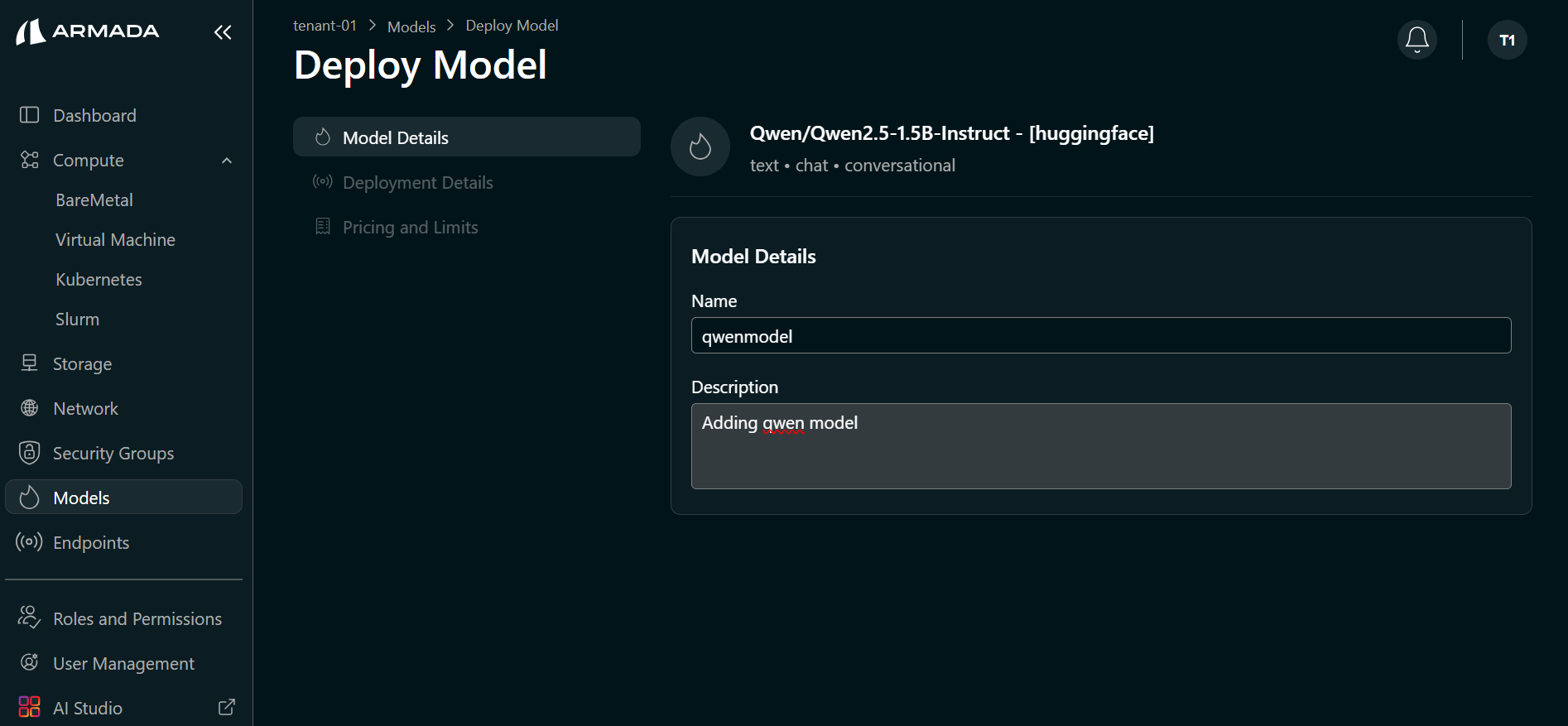 Configure Model