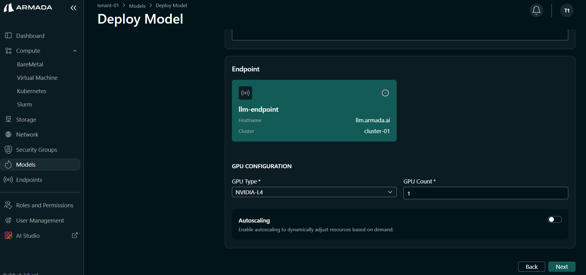 Select Model GPU