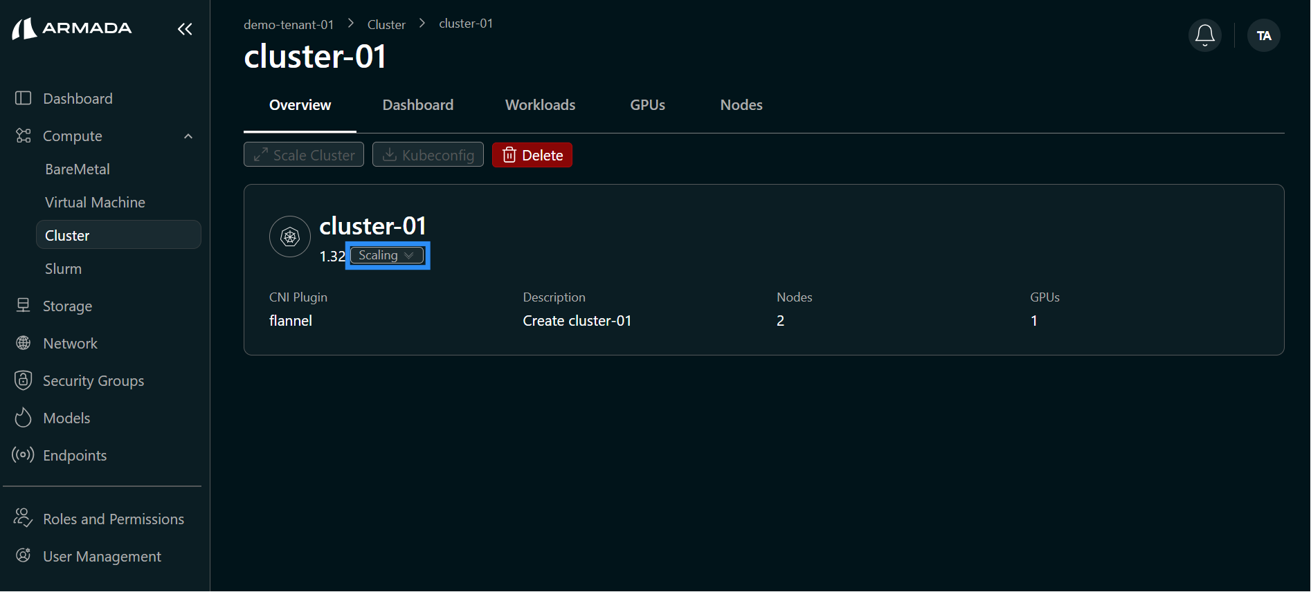 Deploy Catalog Workload