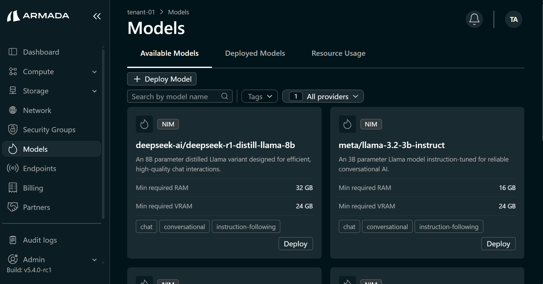 Select NIM Model