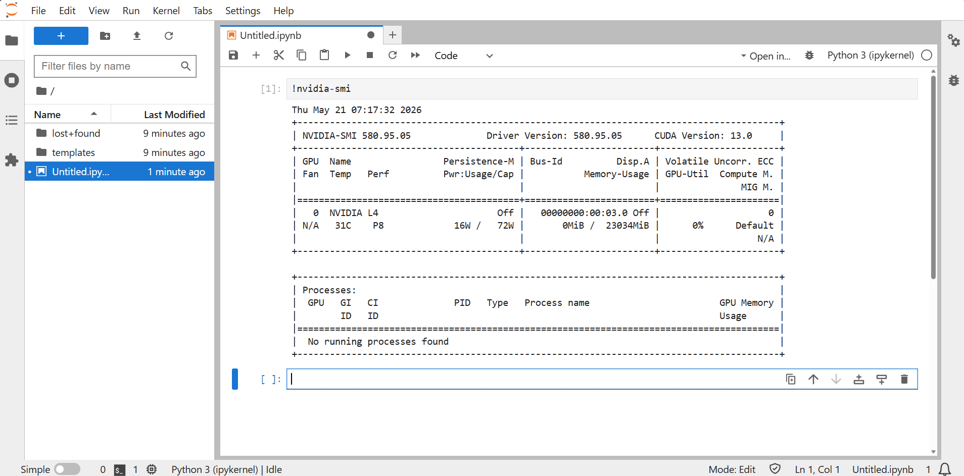 Workspace Command-1
