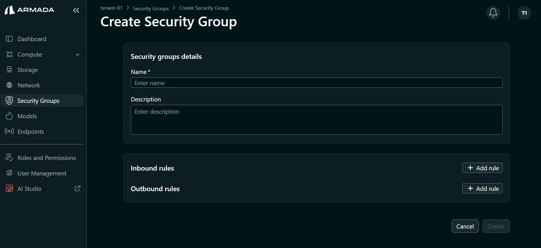 Security Groups Add