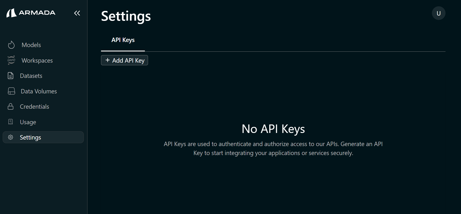 navigate to settings tabs