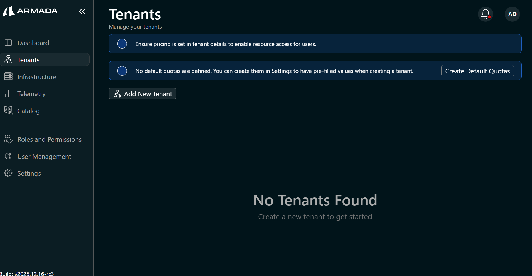 Tenants list