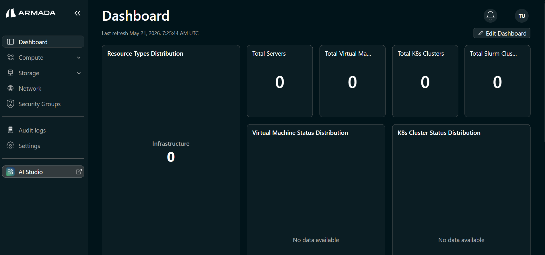 Tenant User Dashboard